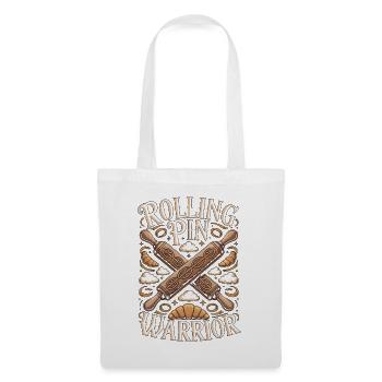 Pastry Chef Rolling Pin Warrior Pastry Specialist - Tote Bag - white - Front