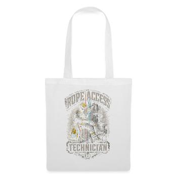Industrial climbers at heights - Tote Bag - white - Front