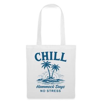 Chill Hammock Days No Stress - Stoffbeutel - Weiß - Vorne