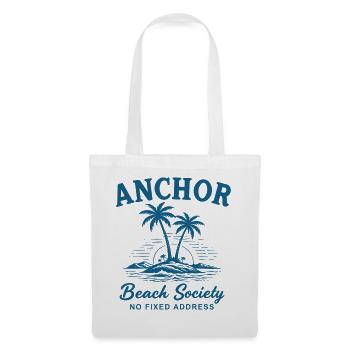 Anchor Beach Society No Fixed Address - Stoffbeutel - Weiß - Vorne
