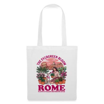 The Evergreen Bloom Rome Plants And Italian - Stoffbeutel - Weiß - Vorne