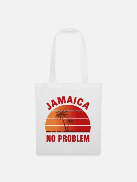 Jamaika Kein Problem - Stoffbeutel - Weiß
