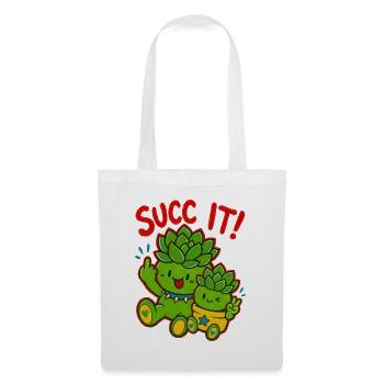 Urban Gardening Succ It Plantlover - Stoffbeutel - Weiß - Vorne