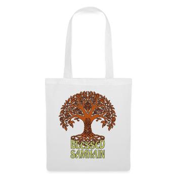 Samhain Wicca Wicca-Orangenbaum des Lebens - Stoffbeutel - Weiß - Vorne