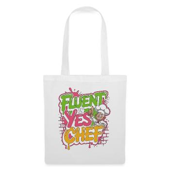 Sous Chef Fluent In Yes Chef Culinary Professional - Stoffbeutel - Weiß - Vorne