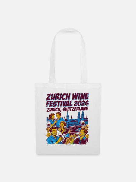 Zurich Wine Festival 2026 Celebration Event - Stoffbeutel - Weiß