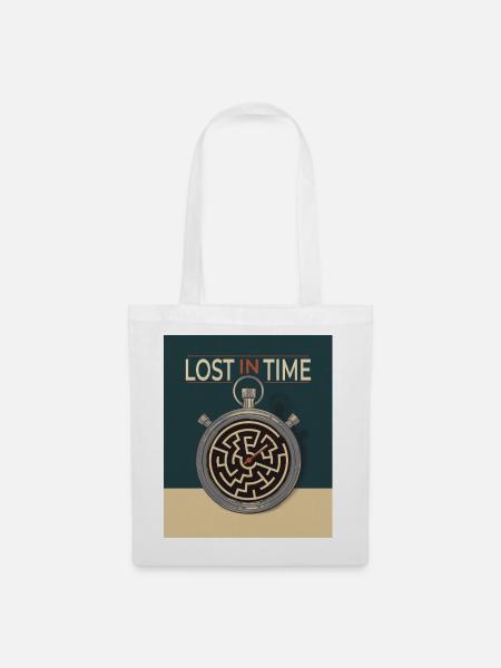 Lost in Time – Zeit im Labyrinth - Stoffbeutel - Weiß