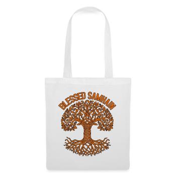 Samhain Halloween Wicca Wiccan - Stoffbeutel - Weiß - Vorne
