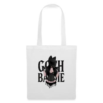 Goth Baddie Corset Helmet - Stoffbeutel - Weiß - Vorne