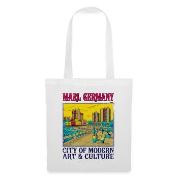 View Marl Germany City Of Modern Art Skyline - Stoffbeutel - Weiß - Vorne