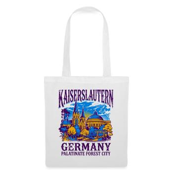 City Kaiserslautern Germany Palatinate Forest - Stoffbeutel - Weiß - Vorne