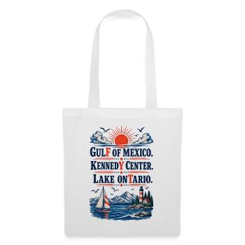 Gulf of Mexico Kennedy Center Lake Ontario Vintage - Stoffbeutel - Weiß - Vorne
