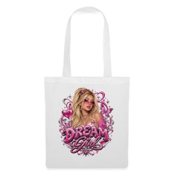 Dream Girl Glamour Rose Pink - Stoffbeutel - Weiß - Vorne