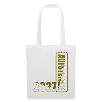 Aufsteiger 2027 - Stoffbeutel - Weiß - Vorne