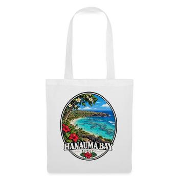 Hanauma Bay Hawaii Bucht Strand Urlaub Vintage - Stoffbeutel - Weiß - Vorne