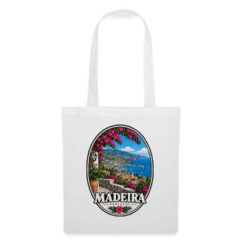 Madeira Portugal Insel Urlaub Atlantik - Stoffbeutel - Weiß - Vorne