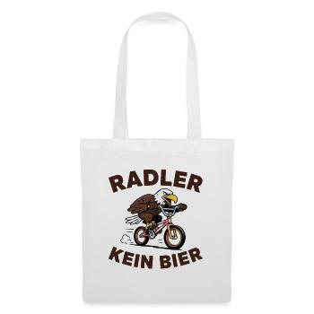  Radler Kein Bier Adler Fahrrad Humor Spruch Für - Stoffbeutel - Weiß - Vorne