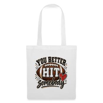 Gridiron Heart Hit - Stoffbeutel - Weiß - Vorne