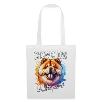 Chowchow Flüsterer - Stoffbeutel - Weiß - Vorne