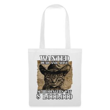 Lustiges Katzenbesitzer Katzenspruch Katzen  - Stoffbeutel - Weiß - Vorne