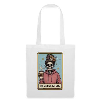 The Wrestling Mom – Stolzes Wrestling-Elterngeschenk - Stoffbeutel - Weiß - Vorne