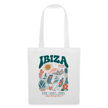 Ibiza 2026 Sun Salt Soul - Stoffbeutel - Weiß - Vorne