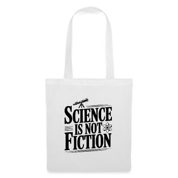 Wissenschaft ist keine Fiktion - Stoffbeutel - Weiß - Vorne
