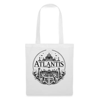 Atlantis Ancient City Emblem - Stoffbeutel - Weiß - Vorne