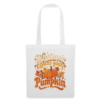 Kürbisgewürze – Whatever Your Pumpkin - Stoffbeutel - Weiß - Vorne