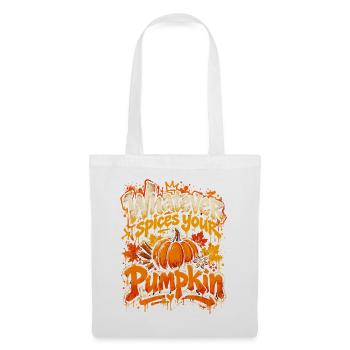 Kürbiswürze Pumpkin-Style - Stoffbeutel - Weiß - Vorne