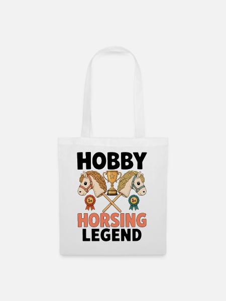 Hobby Horsing Legend - Stoffbeutel - Weiß