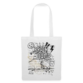 BrainDump Graffiti Doodle - Stoffbeutel - Weiß - Vorne