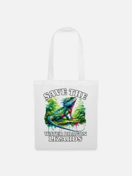 Save Chinesische Wasseragame - Stoffbeutel - Weiß