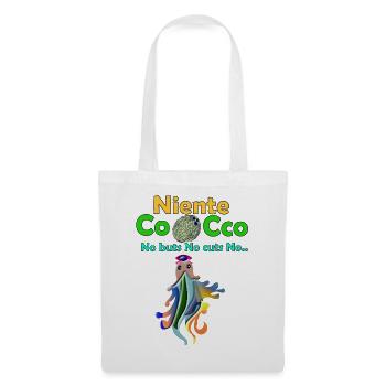 Niente Cocco – No Buts No Cuts Lustige Kokosnuss-Desig - Stoffbeutel - Weiß - Vorne