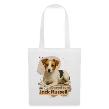 Jack Russell Treue Hundemotiv - Stoffbeutel - Weiß - Vorne