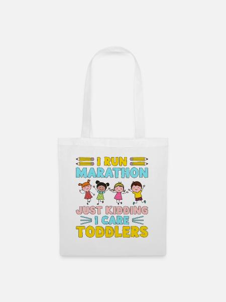 Pre K Teacher Care Toddlers Kindergarten Teacher - Stoffbeutel - Weiß