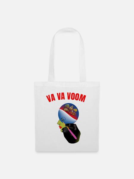 Va Va Voom – Glamour, Geld und Luxusleben - Stoffbeutel - Weiß