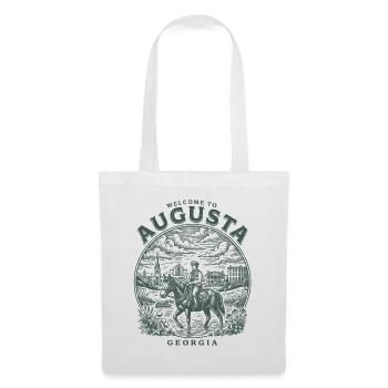 City Welcome To Augusta Georgia Vintage D2034 - Stoffbeutel - Weiß - Vorne