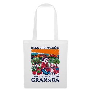 De Granada City of Pomegranates and Spanish Water - Stoffbeutel - Weiß - Vorne