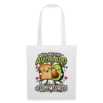 Valentinstag Paare You are the Avocado to my toast - Stoffbeutel - Weiß - Vorne