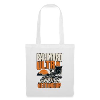 Backyard-ultra-läufer Ultralaufen Ausdauersportler - Stoffbeutel - Weiß - Vorne