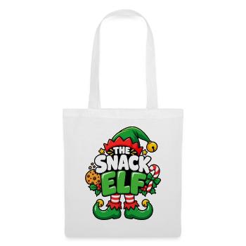 Snack Elf Weihnachtself - Stoffbeutel - Weiß - Vorne