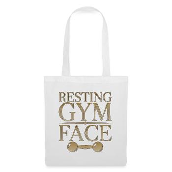 Personal Trainer Resting Gym Face Fitness Mentor - Stoffbeutel - Weiß - Vorne