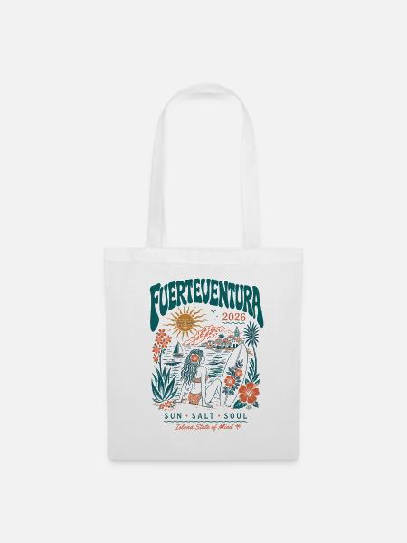Fuerteventura Surfstrand 2026 - Stoffbeutel - Weiß