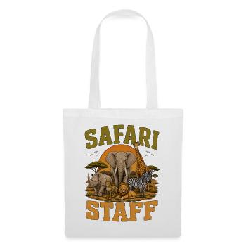 Safari Staff - Stoffbeutel - Weiß - Vorne