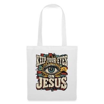 Christlicher Glaube Jesus Geschenk - Stoffbeutel - Weiß - Vorne