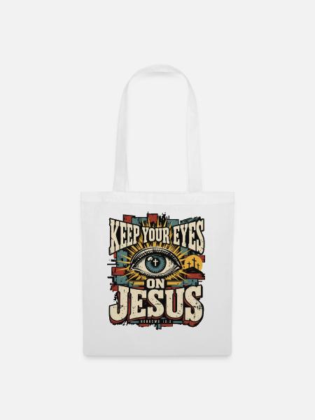 Christlicher Glaube Jesus Geschenk - Stoffbeutel - Weiß