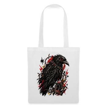 Rabenkönig der Nacht - Stoffbeutel - Weiß - Vorne