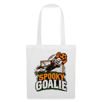 Spooky Goalie Skeleton Soccer - Stoffbeutel - Weiß - Vorne