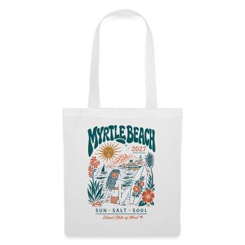 Myrtle Beach Retro Strand 2027 - Stoffbeutel - Weiß - Vorne